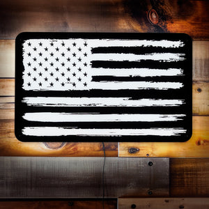 Tattered American Flag LED Wall Art