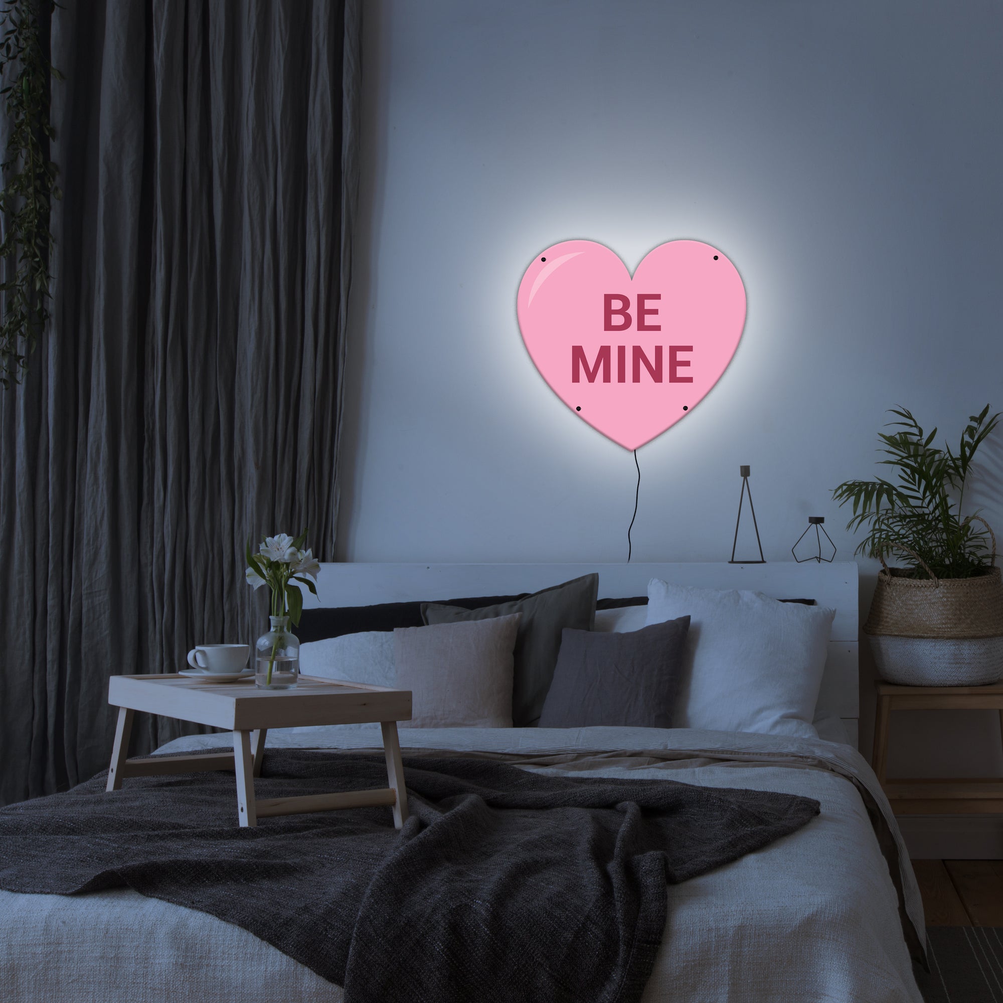 Be Mine LED, Heart, LED, Be Mine, gift, Cool Sign , Neon Light, Neon Sign