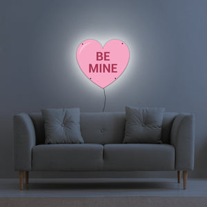 Be Mine LED, Heart, LED, Be Mine, gift, Cool Sign , Neon Light, Neon Sign