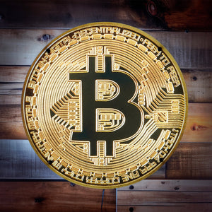 Bitcoin LED Wall Art