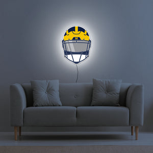 Collegiate Licensed Michigan 17"h Football Helmet