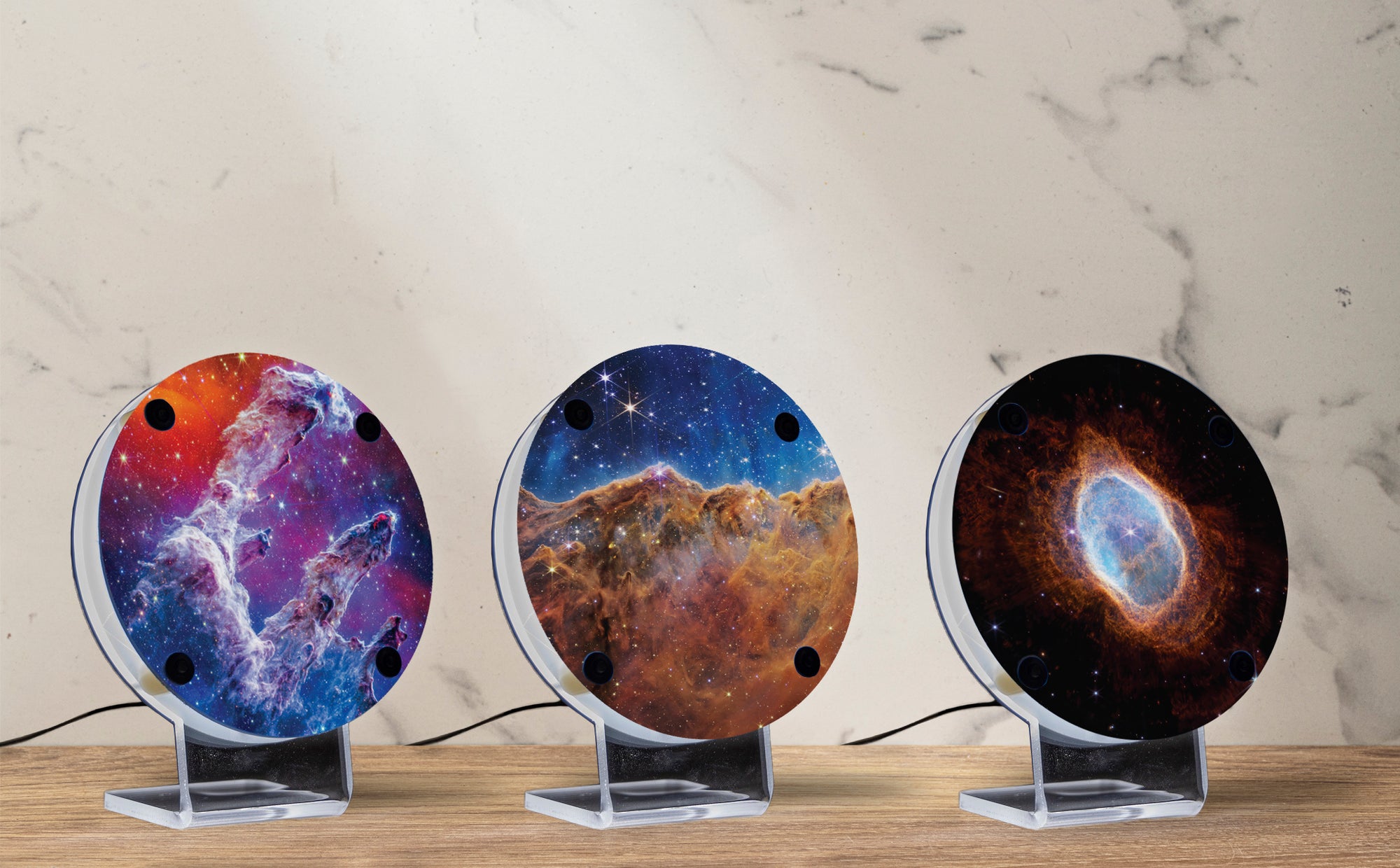 James Webb Telescope Desk Lamp / Night Light Trio