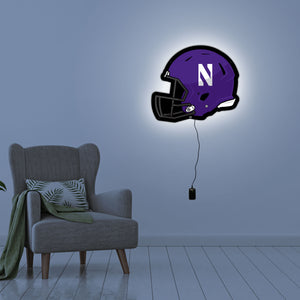 Collegiate Collection- Northwestern Helmet