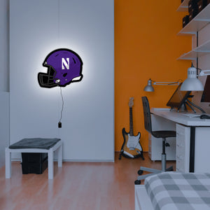 Collegiate Collection- Northwestern Helmet