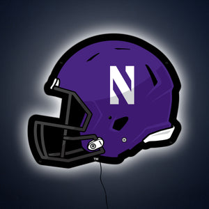 Collegiate Collection- Northwestern Helmet