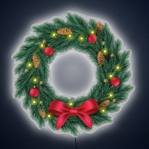 Holiday Wreath LED, LED, Christmas Wreath Light up Wreath