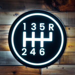 Shift Knob LED Wall Art