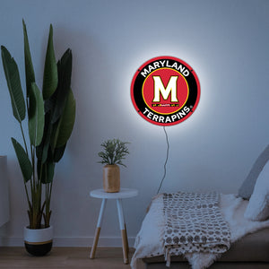 Maryland Terrapins 17" Round LED