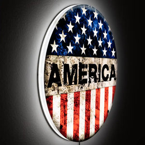 America LED Wall Art