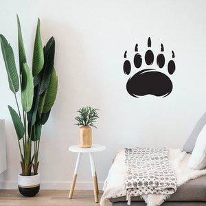 Bear Paw Wall Decal