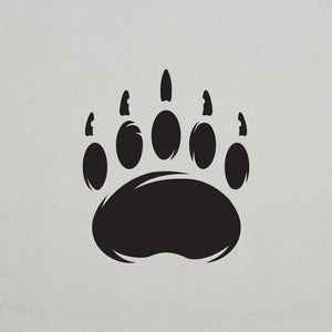 Bear Paw Wall Decal