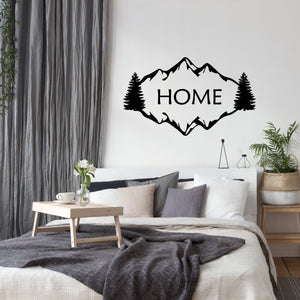 Mountain Text Wall Decal