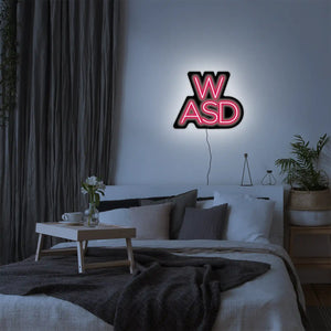 WASD LED Wall Art