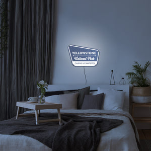 National Park Sign LED Wall Art