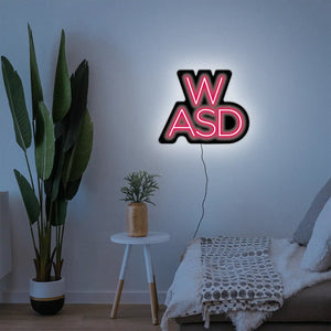 WASD LED Wall Art