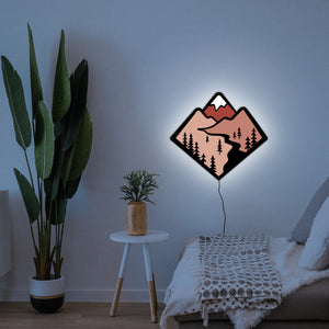 Mountain Valley LED Wall Art