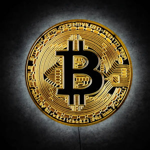 Bitcoin LED Wall Art