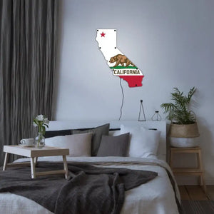 California State LED Wall Art