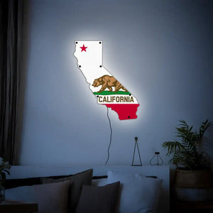 California State LED Wall Art