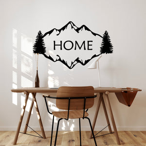 Mountain Text Wall Decal