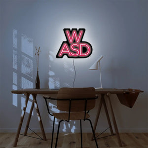 WASD LED Wall Art