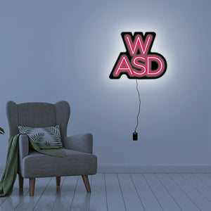 WASD LED Wall Art