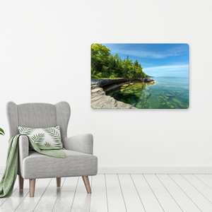 Lake Superior Beach Metal Wall Art