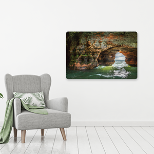 Pictured Rocks Cavern Metal Wall Art