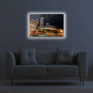 Chicago Bean LED Wall Art