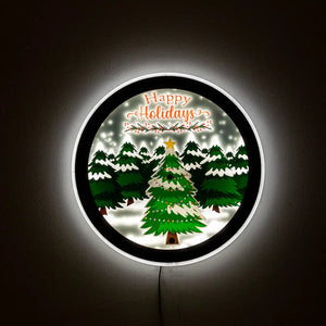 Christmas Tree LED Wall Art