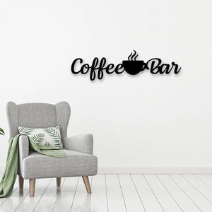 Coffee Bar Metal Wall Art