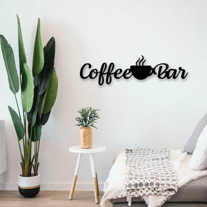 Coffee Bar Metal Wall Art