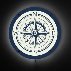 Compass LED Wall Art