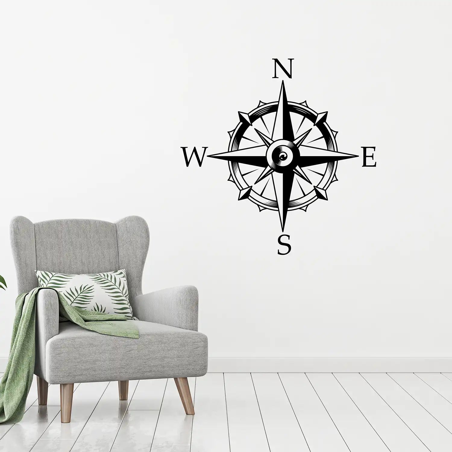 Compass Wall Decal