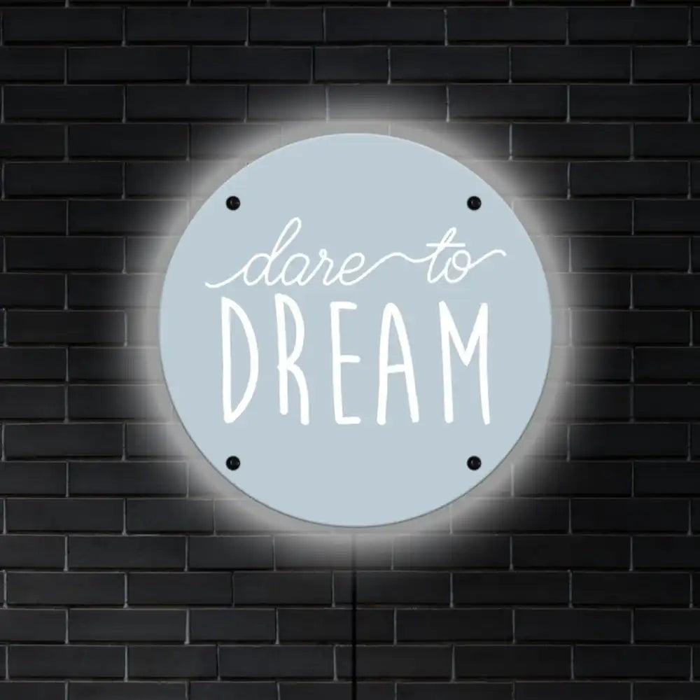 Dare to Dream LED Wall Art