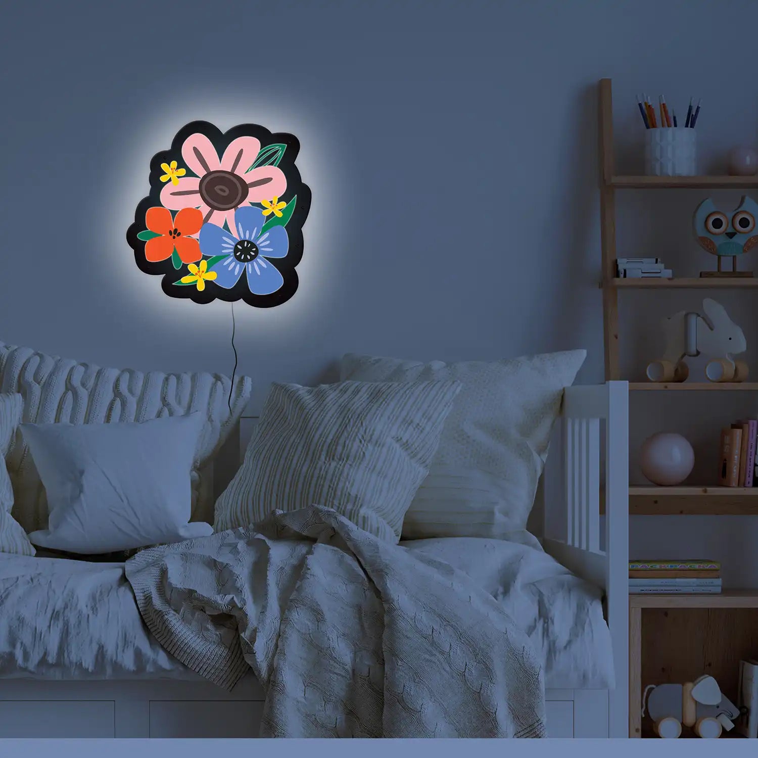 Flowers LED Wall Art