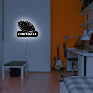 Football LED Wall Art