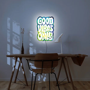 Good Vibes Only LED Wall Art