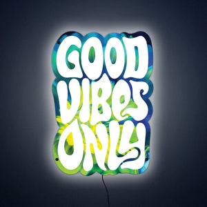 Good Vibes Only LED Wall Art