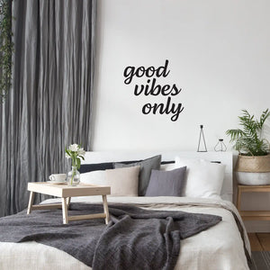 Good Vibes Only Wall Decal