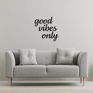 Good Vibes Only Wall Decal