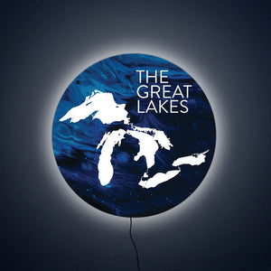 Great Lakes LED Wall Art