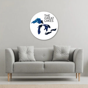 Great Lakes Metal Wall Art