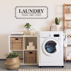 Laundry Room Wall Decal