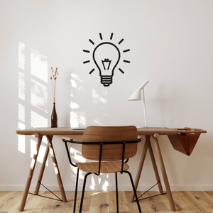 Lightbulb Wall Decal