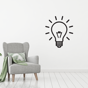 Lightbulb Wall Decal