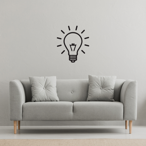 Lightbulb Wall Decal