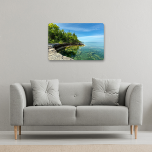 Lake Superior Beach Metal Wall Art