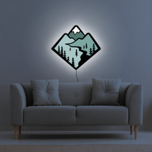 Mountain Valley LED Wall Art