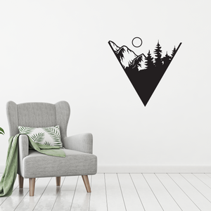 Mountain Art Wall Decal